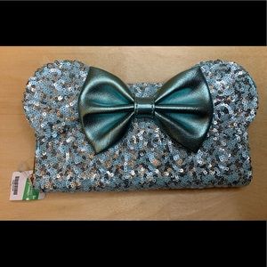 Disney Loungefly Arendelle Aqua Frozen Long Wallet